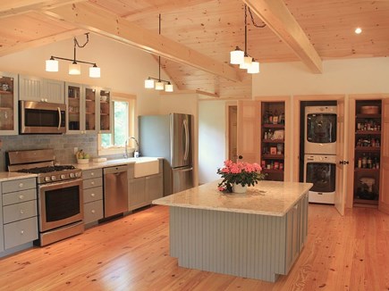 Chilmark Martha's Vineyard vacation rental - Fully-equipped gourmet kitchen: 8x5 island, laundry and pantries.