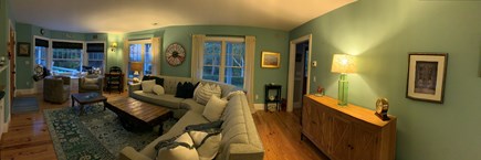 Oak Bluffs, East Chop Martha's Vineyard vacation rental - Look at the Family Room with large sectional couch, games, and TV