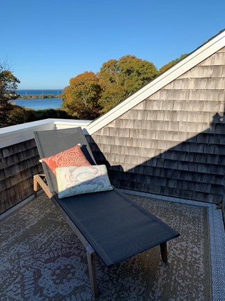 Oak Bluffs, East Chop Martha's Vineyard vacation rental - Private Porch connected to the master bedroom