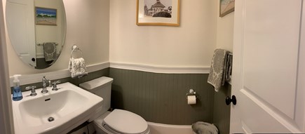 Oak Bluffs, East Chop Martha's Vineyard vacation rental - First Floor half bath next to kitchen