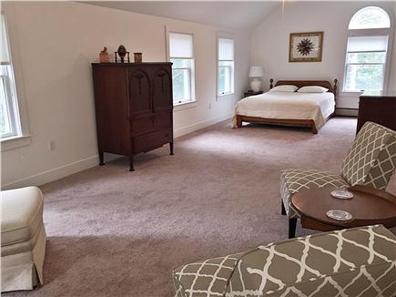 Oak Bluffs Martha's Vineyard vacation rental - Large master bedroom upstairs with AC unit and sitting area