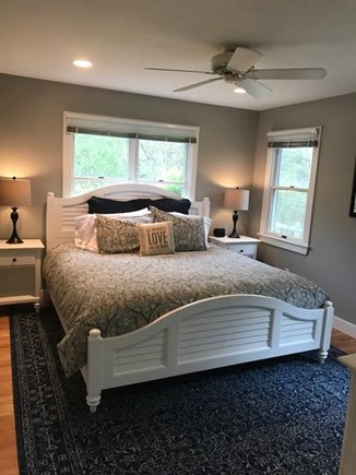 Edgartown Martha's Vineyard vacation rental - Master bedroom with new floor, furniture and king sized bed