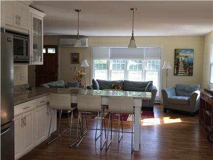 Edgartown   near town Martha's Vineyard vacation rental - Eat at the bar or sit and visit with those in the living room.