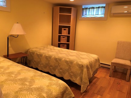 Edgartown   near town Martha's Vineyard vacation rental - Twin bedroom on lower level