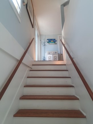 Katama-Edgartown, Edgartown Martha's Vineyard vacation rental - Guest House- stairway to 2nd floor
