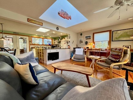 Vineyard Haven Martha's Vineyard vacation rental - Living area with large windows from every direction