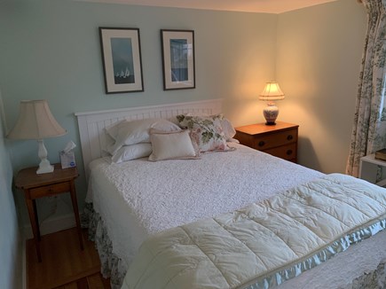 In town Edgartown village Martha's Vineyard vacation rental - Queen bedroom