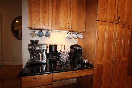 Vineyard Haven Martha's Vineyard vacation rental - Coffee station in kitchen