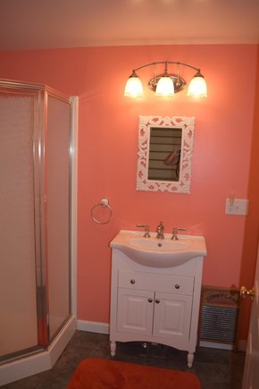 Katama-Edgartown, Katama Martha's Vineyard vacation rental - First Floor Bath With Laundry Room, Stunning Coastal Colors