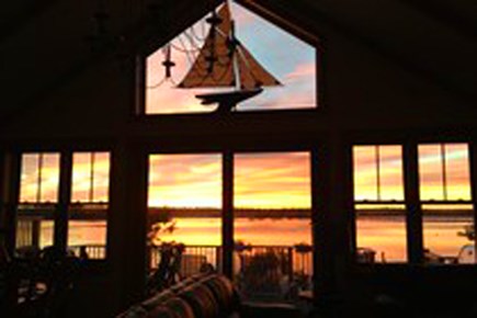 Oak Bluffs, Lagoon Pond Waterfront - salt Martha's Vineyard vacation rental - Glorious Waterfront Sunsets