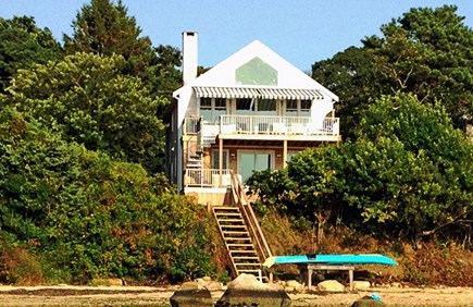 Oak Bluffs, Lagoon Pond Salt-Waterfront Martha's Vineyard vacation rental - Waterfront! West- facing sunsets 2-story upside down living