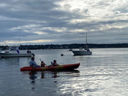 Oak Bluffs, Lagoon Pond Salt-Waterfront Martha's Vineyard vacation rental - Go for a sunset kayak