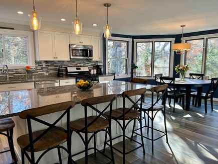 West Tisbury- Lamberts Cove Martha's Vineyard vacation rental - Oversized island seating for 6 and dining area