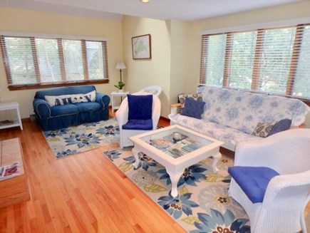 Oak Bluffs Martha's Vineyard vacation rental - Large open living room with fire place