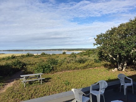 West Tisbury Martha's Vineyard vacation rental - View from the Deck looking out over the Pond