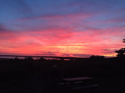 West Tisbury Martha's Vineyard vacation rental - This never gets old.....another gorgeous sunset!