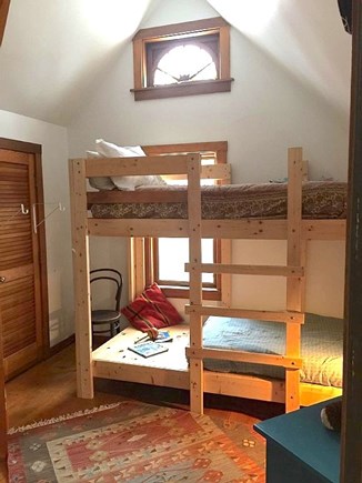 Vineyard Haven Martha's Vineyard vacation rental - Third floor bedroom with bunk beds.