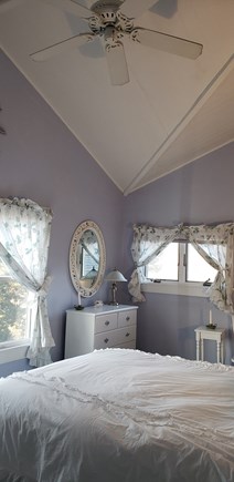 Edgartown Martha's Vineyard vacation rental - The "Lilac Room" with cathedral ceiling.