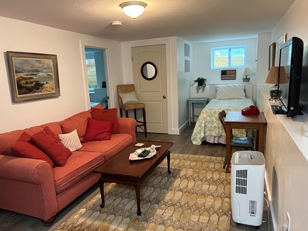 Oak Bluffs Martha's Vineyard vacation rental - Lower Level Living Room with bedroom, full bath and laundry room