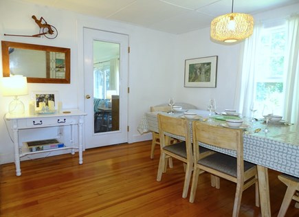 Oak Bluffs, East Chop Martha's Vineyard vacation rental - Dining areas seats 8, opens to porch