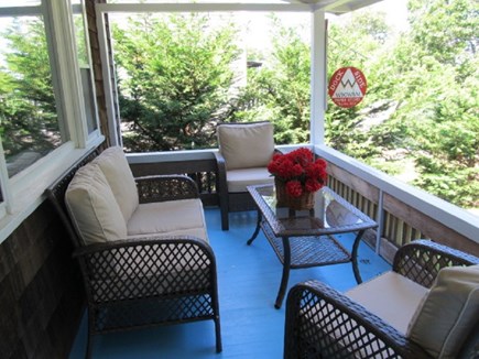 Oak Bluffs Martha's Vineyard vacation rental - Cover porch with views of the Pond; magical sunsets