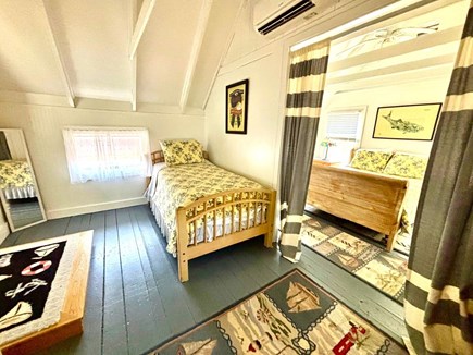 Oak Bluffs, Walk to town, and beach, shops Martha's Vineyard vacation rental - Large Front bedroom has a Twin &  a queen beds