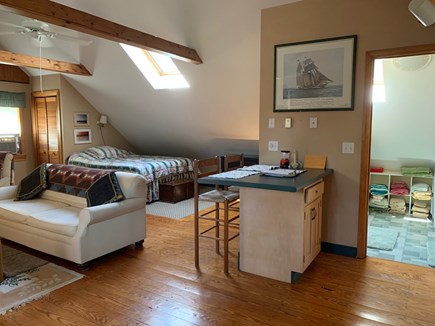 Edgartown Martha's Vineyard vacation rental - Guesthouse bedroom off main living area