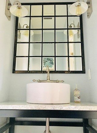 Downtown Vineyard Haven Martha's Vineyard vacation rental - Powder Room (1st Flr).