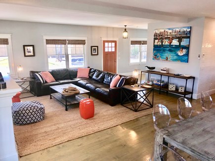 Downtown Vineyard Haven Martha's Vineyard vacation rental - Great room with a flatscreen TV is perfect for game/movie nights!