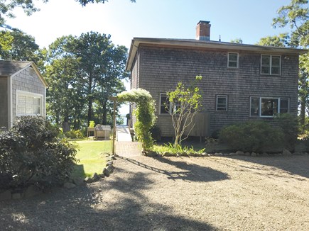Vineyard Haven Martha's Vineyard vacation rental - Entrance with accessible ramp, opens to lake & ocean views.