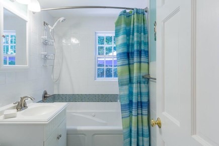 Vineyard Haven, Martha's Vineyard Martha's Vineyard vacation rental - 1st Floor Bath with tub and shower