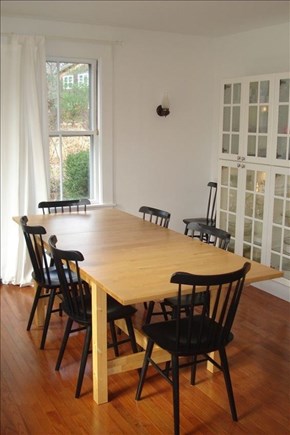 Vineyard Haven Martha's Vineyard vacation rental - Dining room - Seating for 8; booster seat available