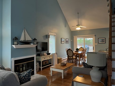 Edgartown Martha's Vineyard vacation rental - Comfortable Living Room & Dining area for 6