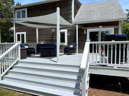 Edgartown Martha's Vineyard vacation rental - Rear deck lounge area