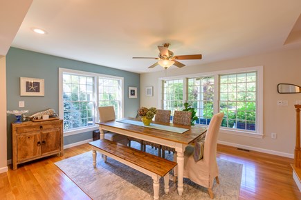 Edgartown/Katama/close to town Martha's Vineyard vacation rental - Large dining room seating 8 comfortably.  Lookout to front porch.