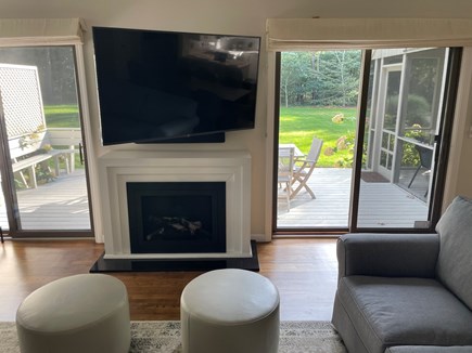 Oak Bluffs Martha's Vineyard vacation rental - Great Room to Outside Deck