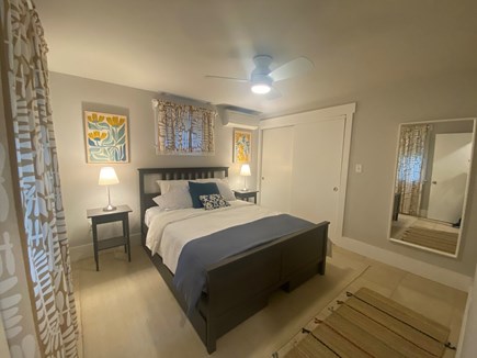 Vineyard Haven Martha's Vineyard vacation rental - First floor bedroom with queen bed and AC