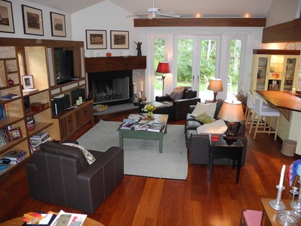 Chappaquiddick, Edgartown Martha's Vineyard vacation rental - Living Room, light, bright, spacious, soaring ceilings