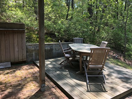 Oak Bluffs Martha's Vineyard vacation rental - Back patio