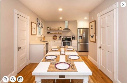 Oak Bluffs Martha's Vineyard vacation rental - Fully outfitted kitchen with table with seating for 8