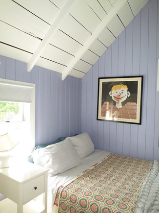 Oak Bluffs Martha's Vineyard vacation rental - Lilac room has waterviews, high ceilings, queen bed, window Air/C