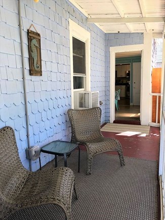 Oak Bluffs Martha's Vineyard vacation rental - Outdoor side porch with propane grill