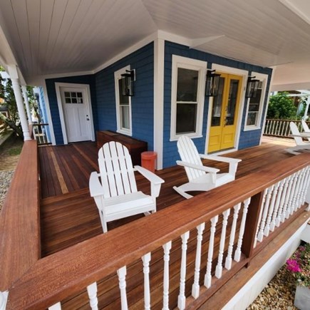 Oak Bluffs Martha's Vineyard vacation rental - Front Porch - Seaside view