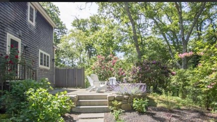 Oak Bluffs Martha's Vineyard vacation rental - Blue slae deck with firepit