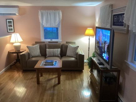 Edgartown Martha's Vineyard vacation rental - View of spacious opened living room.