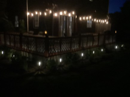 Edgartown Martha's Vineyard vacation rental - Relaxing evenings on the deck