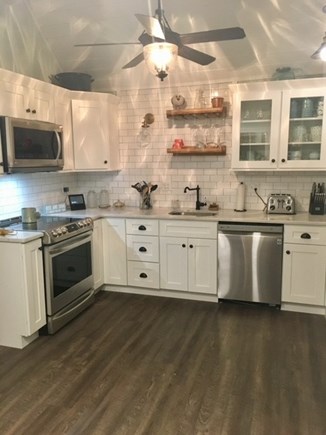 Oak Bluffs Martha's Vineyard vacation rental - New kitchen with microwave & dishwasher