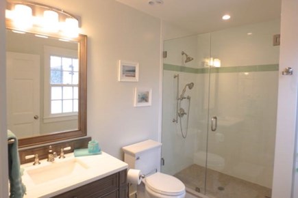 Chilmark Martha's Vineyard vacation rental - Glass shower leaves you feeling refreshed.