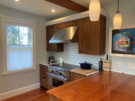 Vineyard Haven, In the heart of the Village of Martha's Vineyard vacation rental - Chefs Kitchen with Induction Range, Sub Zero fridge and More!