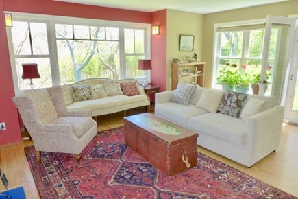 Chilmark Martha's Vineyard vacation rental - Comfortable sun filled living room